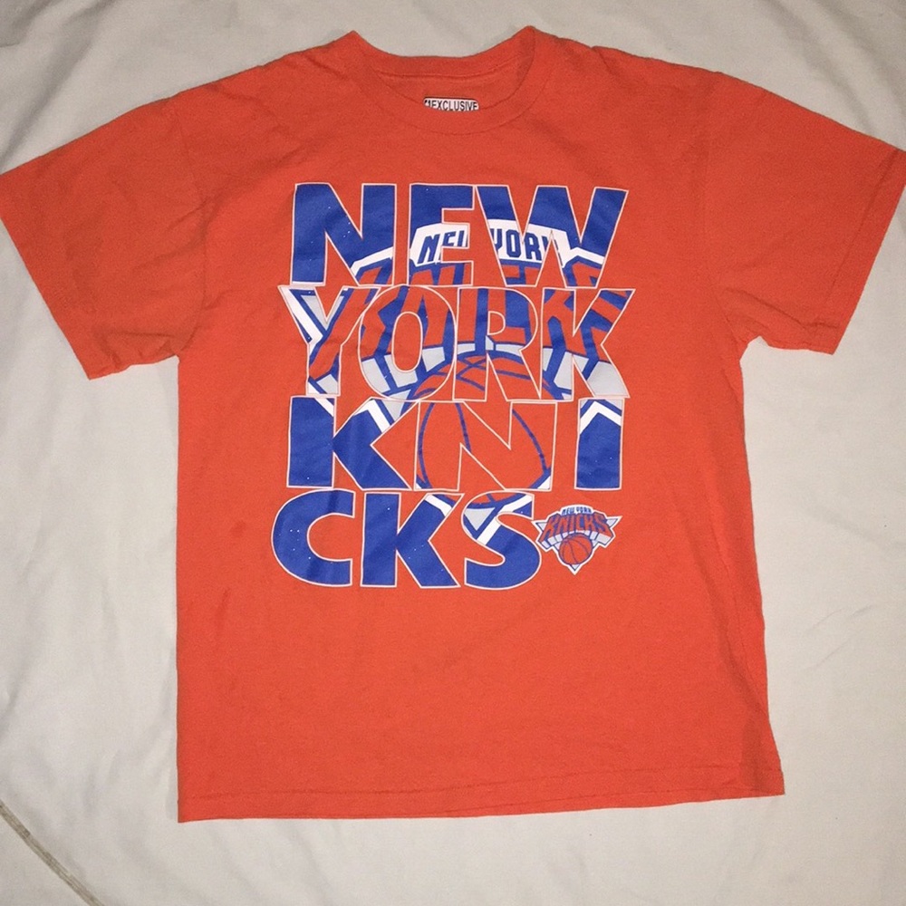 Orange NBA New York Nicks Tee